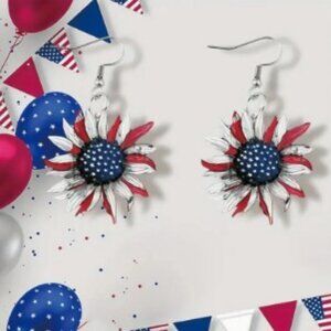 Acrylic Sunflower Earrings - Durable & Lightweight Design Seasonal Celebrations